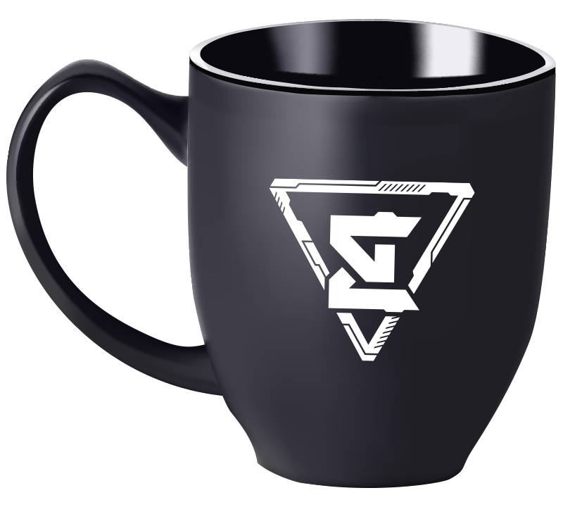 Element14 coffee mug with white logo